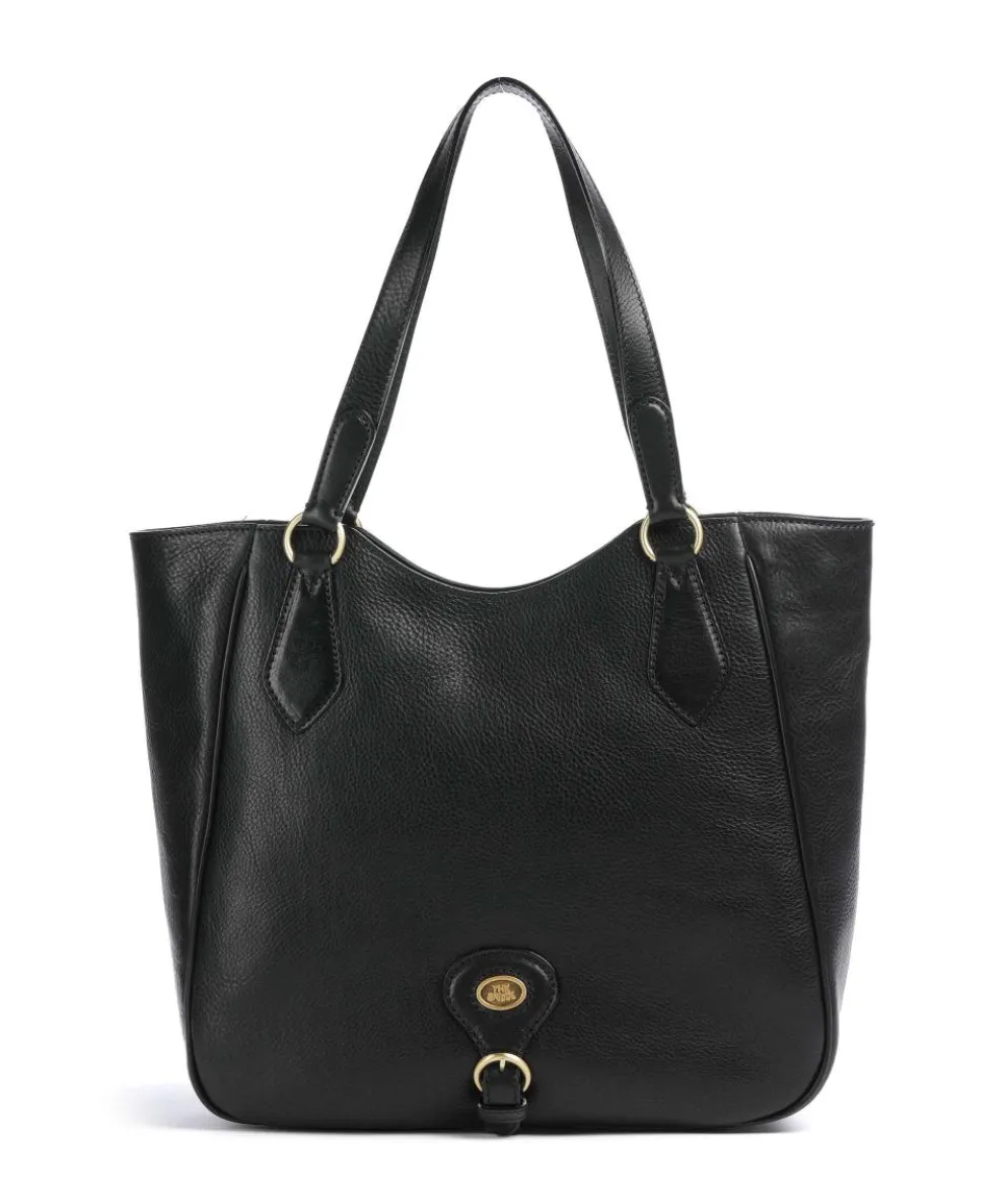 Isadora Tote bag grained cow leather black