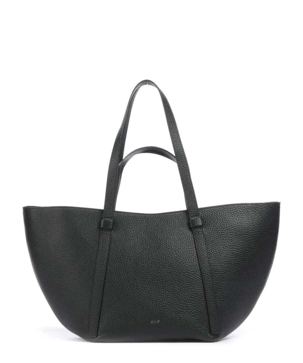 Tekla Cosmo Tote bag grained cow leather black