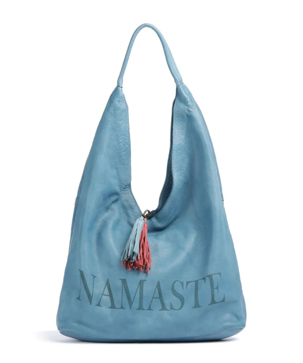 Freundgasse 1 Tote bag grained leather blue