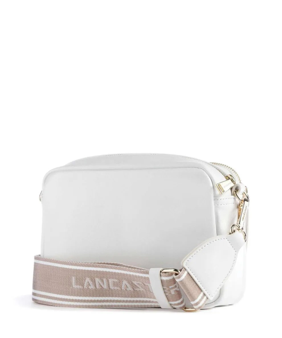 Ana Crossbody bag grained leather white