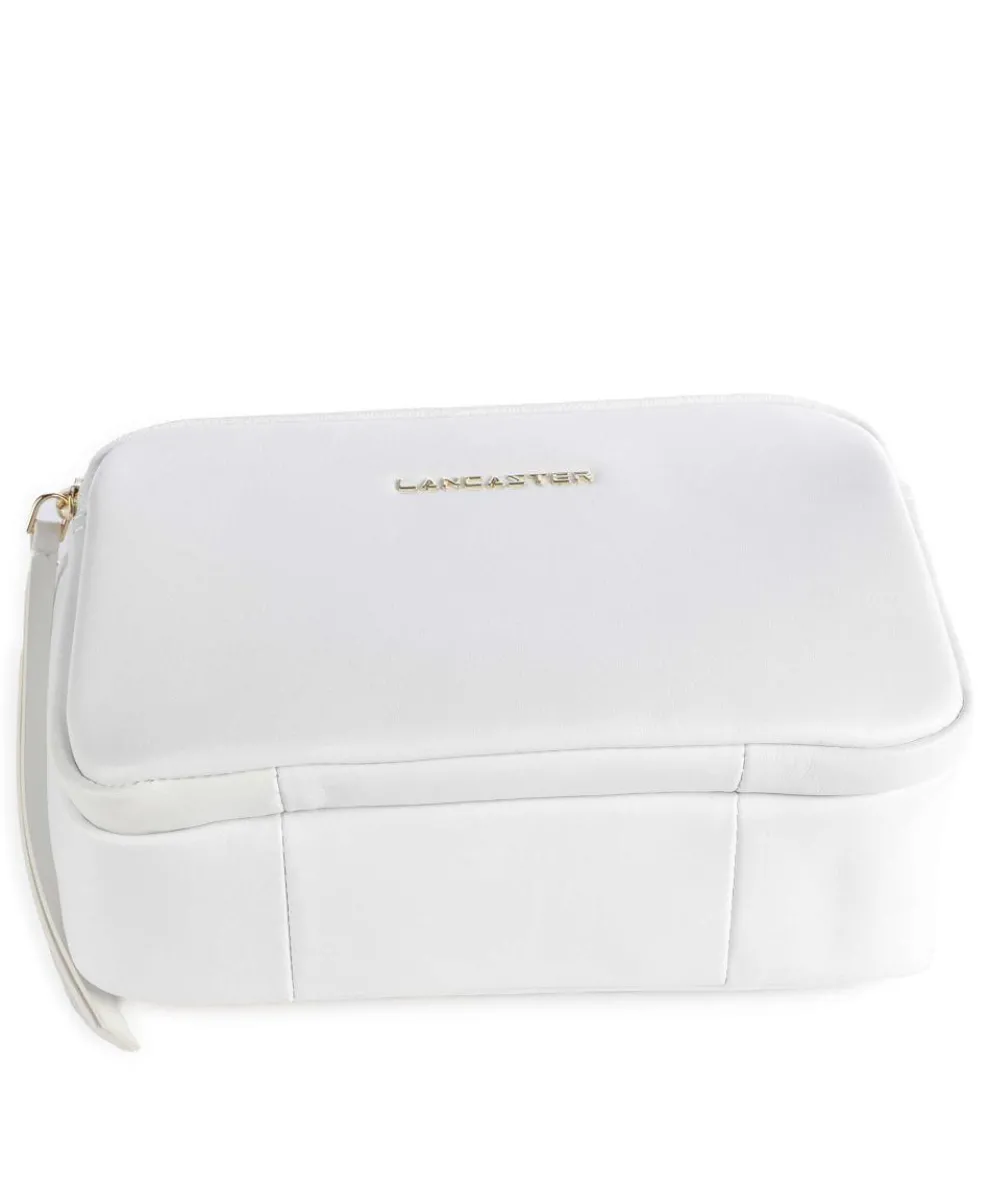 Ana Crossbody bag grained leather white