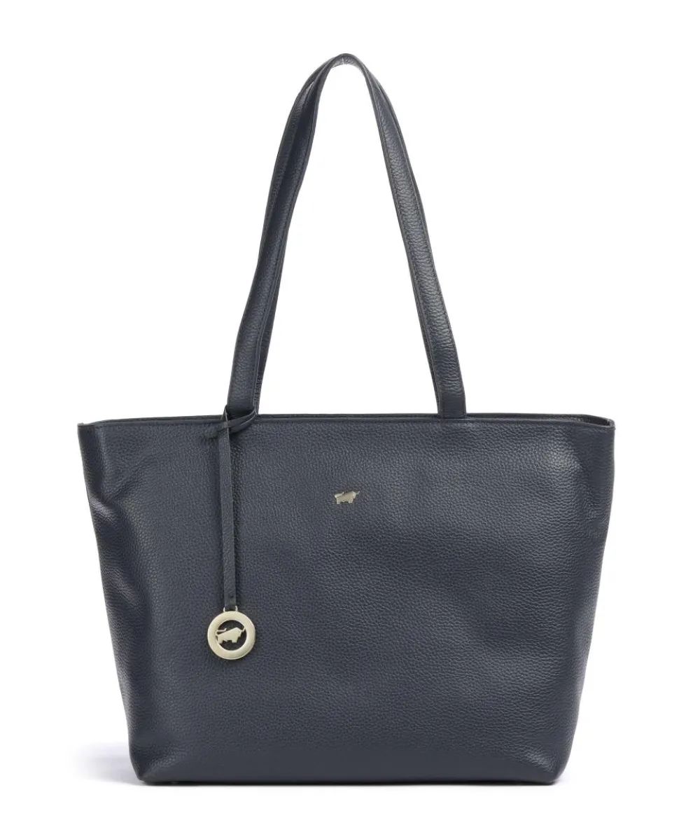 Hanna Tote bag grained cow leather navy