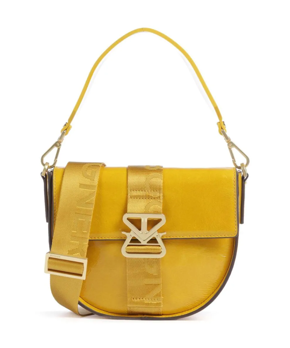 Zuoz Cassy Shoulder bag fine grain cow leather yellow