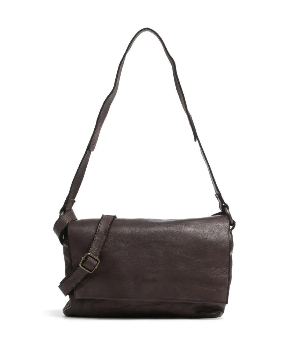 Submarine Shoulder bag fine grain cow leather dark brown