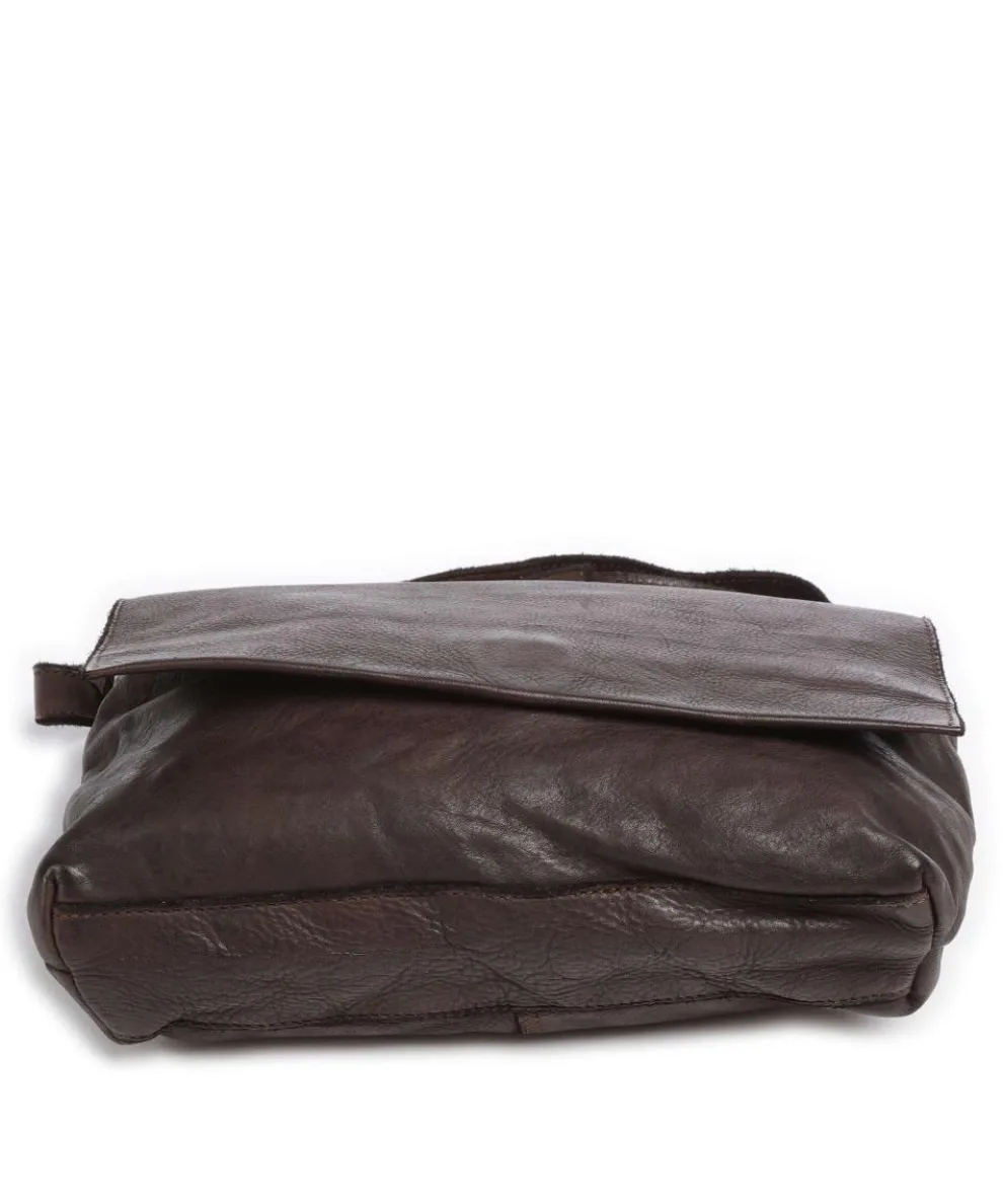 Submarine Shoulder bag fine grain cow leather dark brown