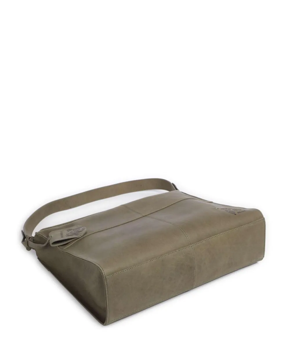 Rogue Robyn Shoulder bag fine grain leather khaki