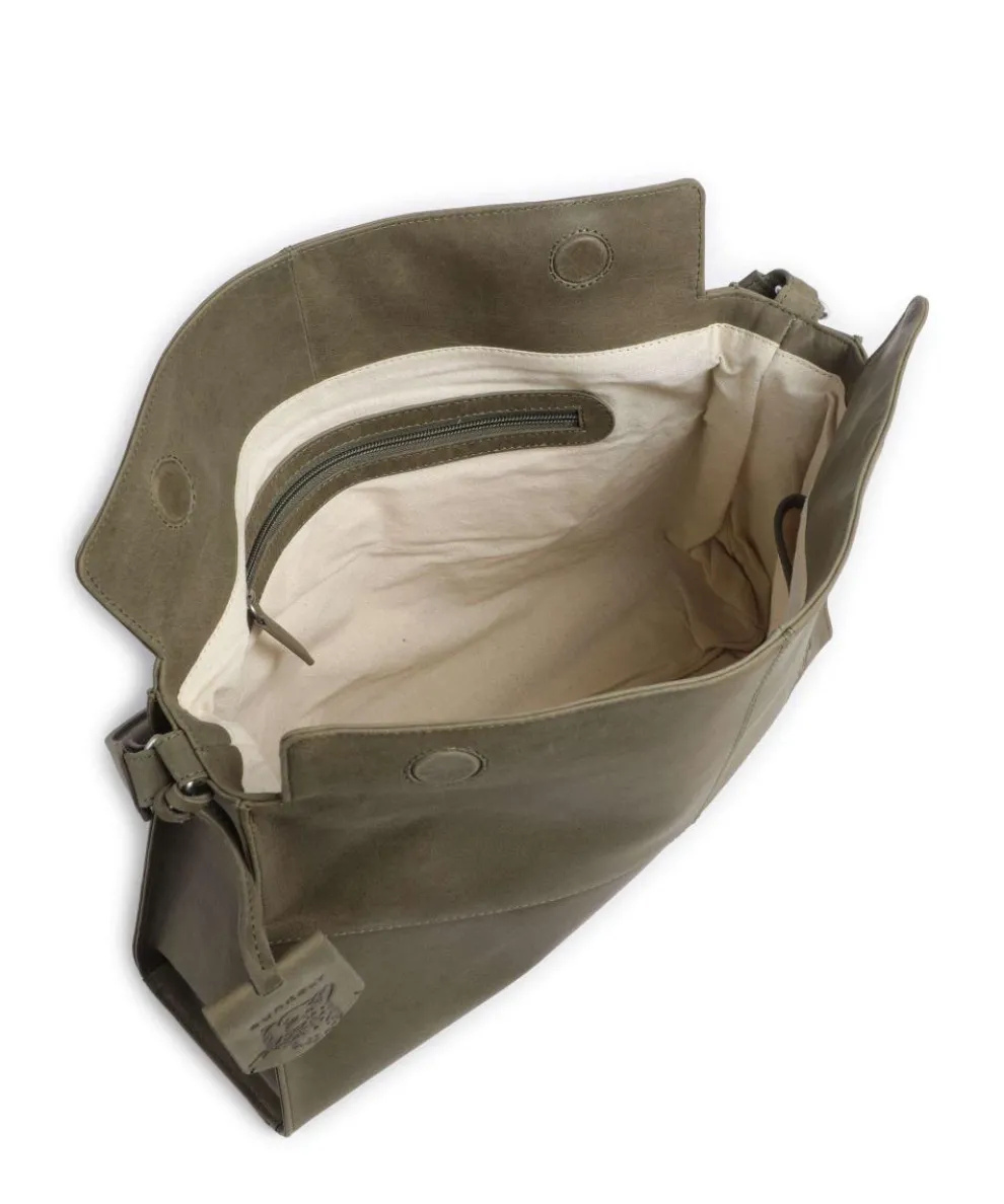 Rogue Robyn Shoulder bag fine grain leather khaki