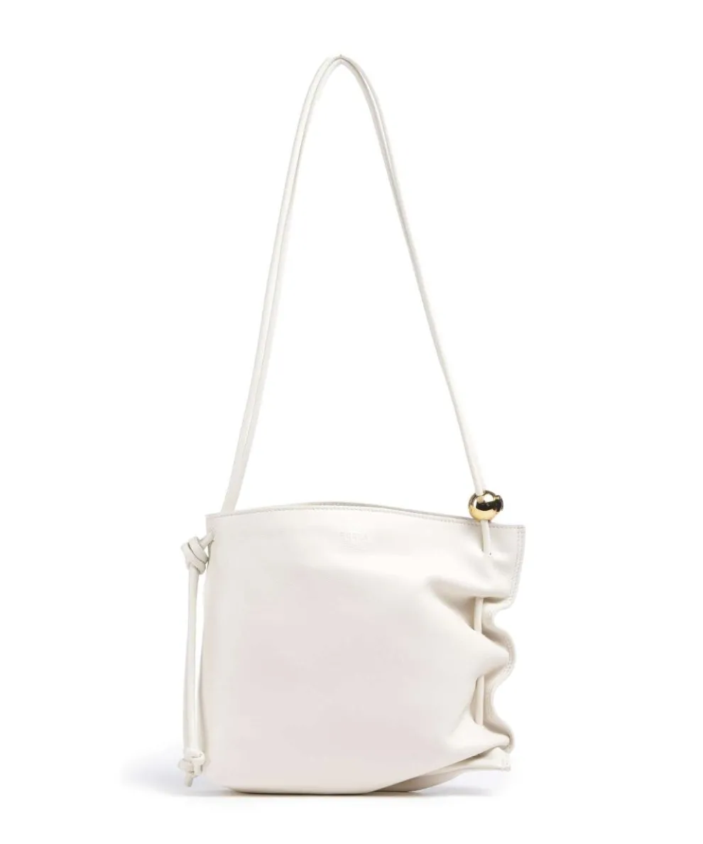 Daisy S Shoulder bag fine grain cow leather cream