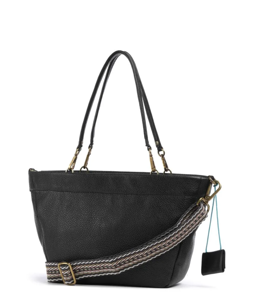 Aruba Vale Shoulder bag grained calfskin black