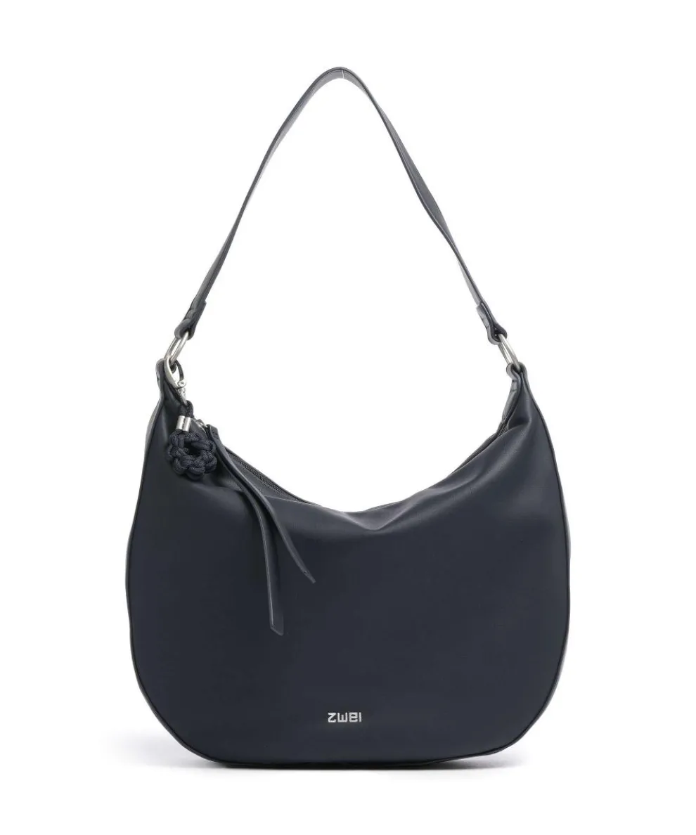 Yuna YU110 Hobo bag imitation leather dark blue