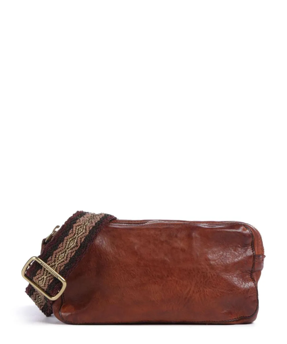Crossbody bag cow leather cognac