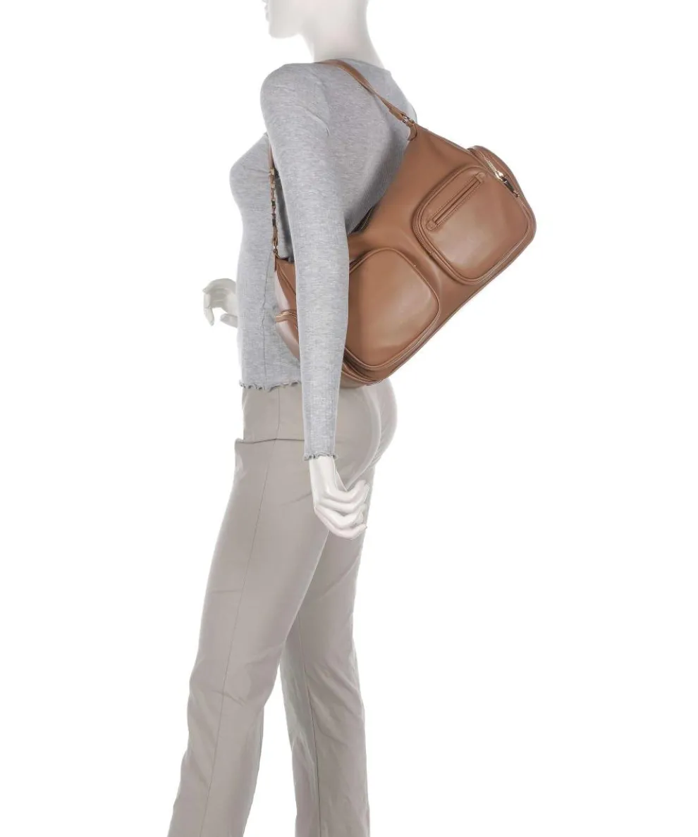 Garima Shoulder bag imitation leather brown