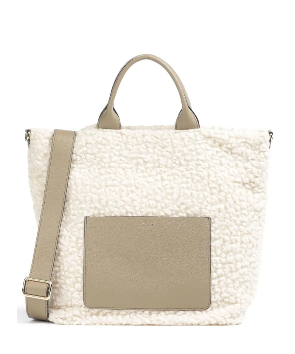 Florian Raquel Handbag faux fur ivory