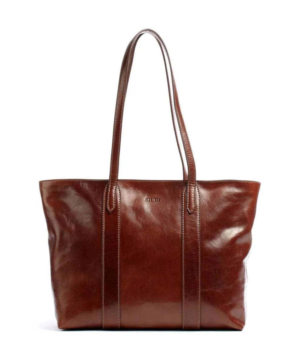 Tote bag leather brown