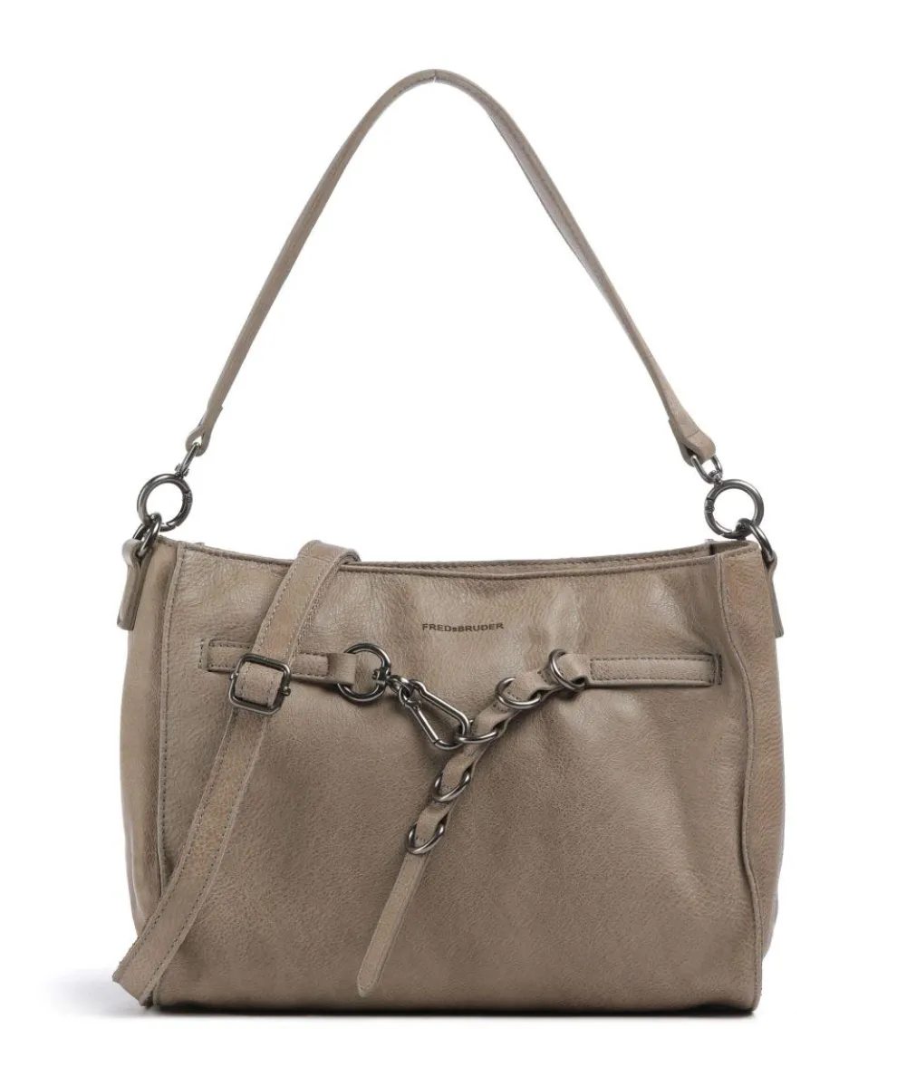 Ride Easy Shoulder bag grained leather stone