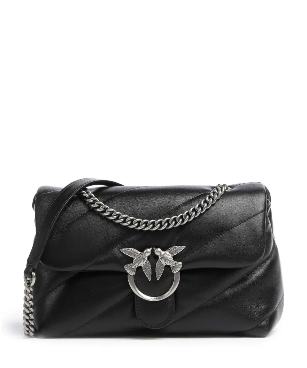 Love Puff Classic Shoulder bag sheepskin leather black