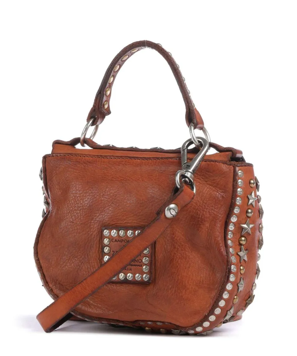 Crossbody bag cow leather brown