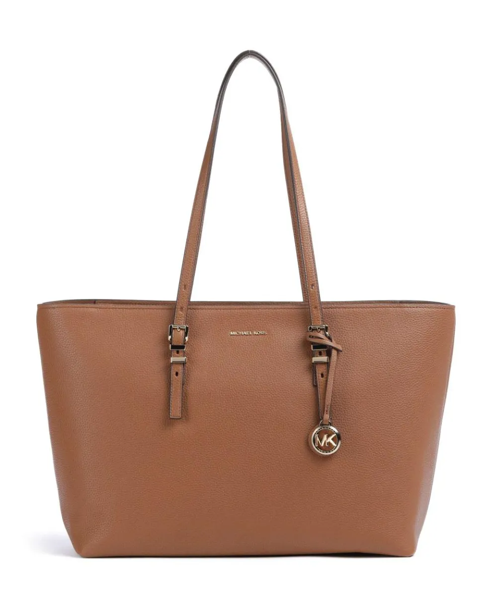 Quinn Large Tote bag fine grain cow leather brown