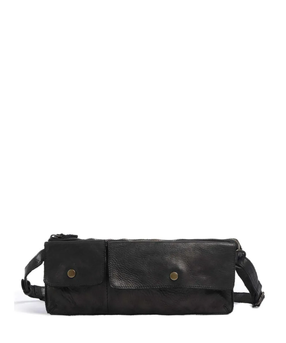 Submarine Fanny pack fine grain cow leather black