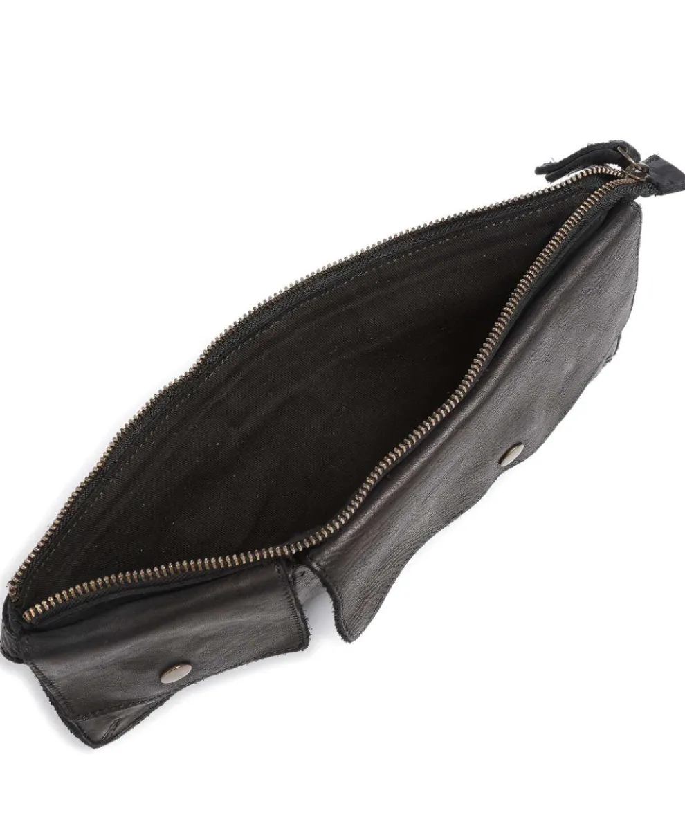 Submarine Fanny pack fine grain cow leather black