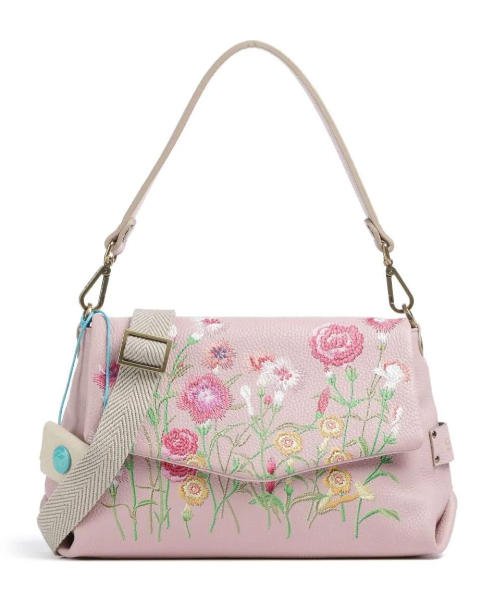 Guadalupe Nihan Shoulder bag grained calfskin rose