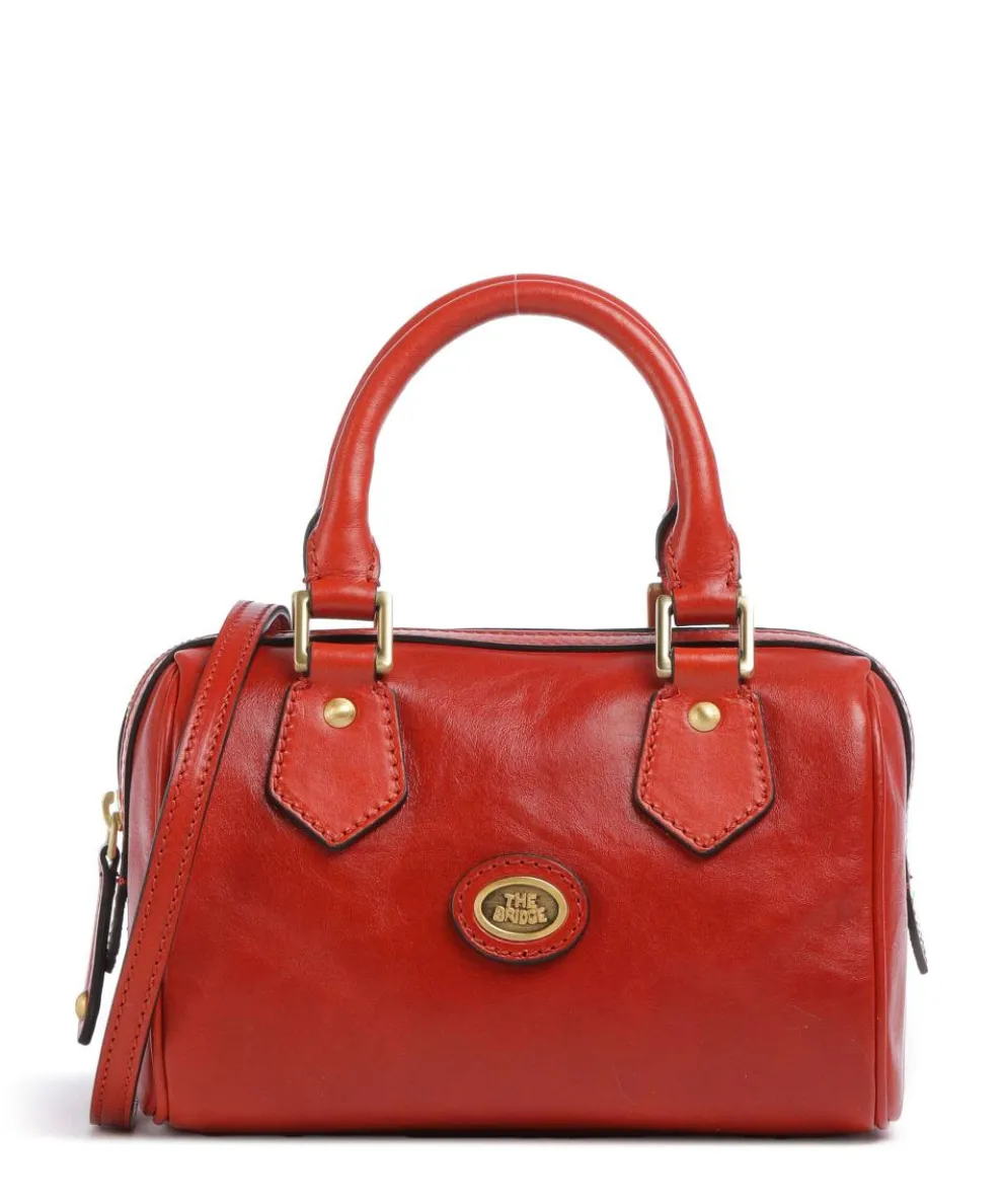 Story Donna Handbag fine grain cow leather light red