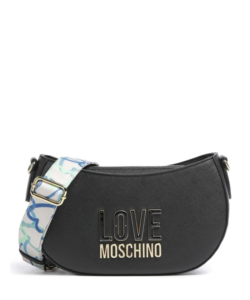 Jelly Logo Crossbody bag imitation leather black