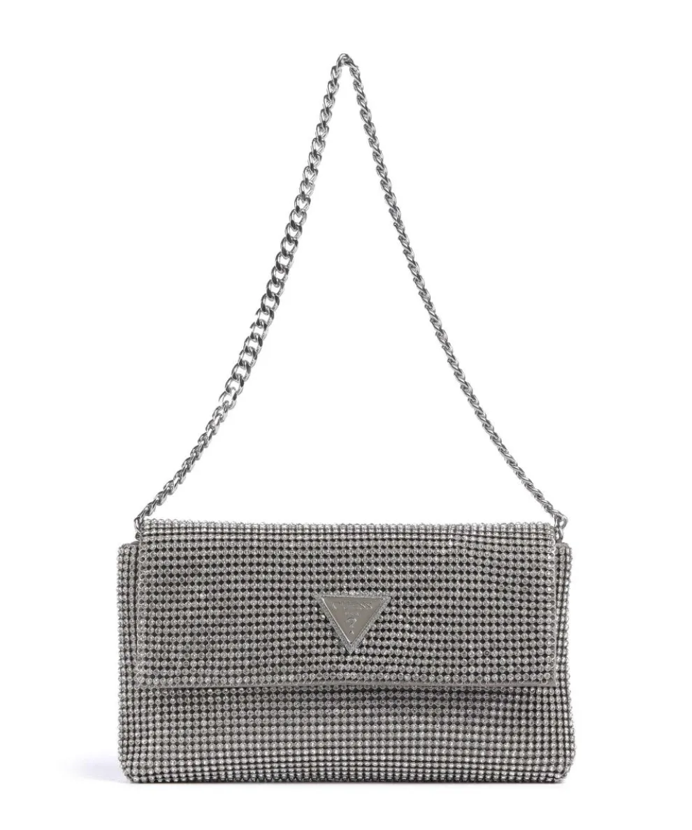 Zalina Shoulder bag aluminum, polyester silver
