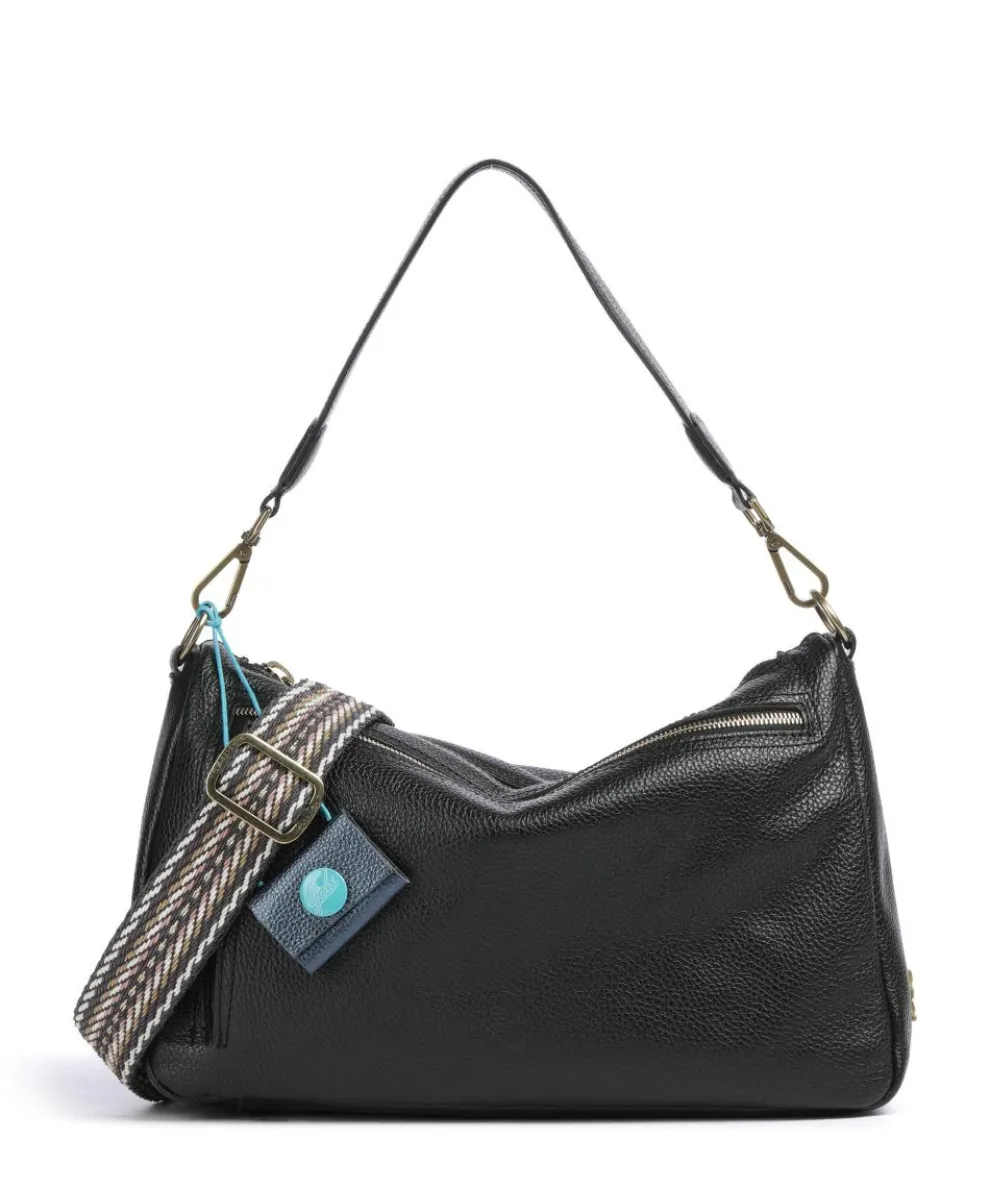 Zante Lolly Hobo bag grained calfskin black