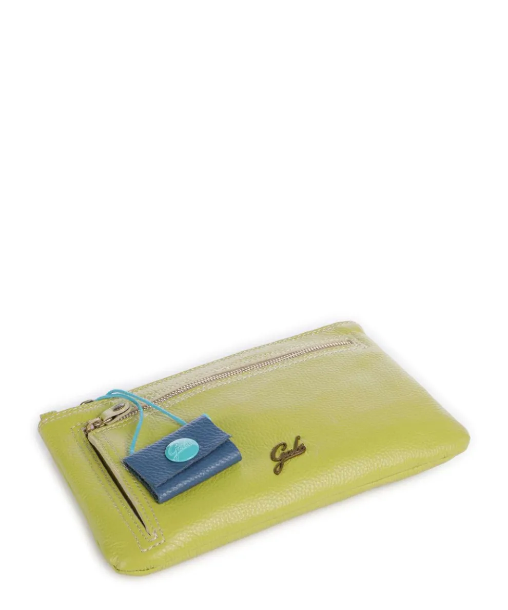 Zante Olly Crossbody bag grained calfskin green