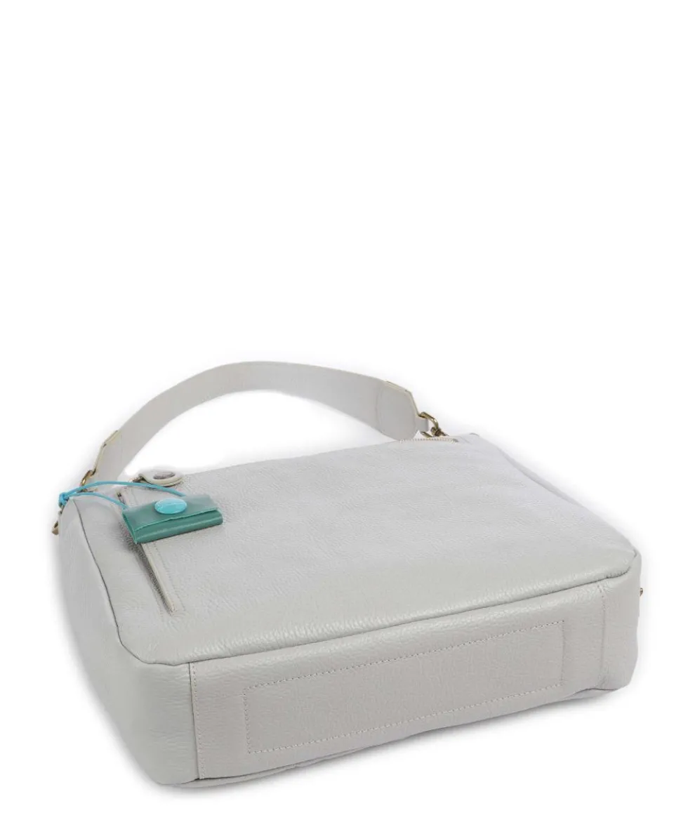 Zante Polly Hobo bag grained calfskin light grey