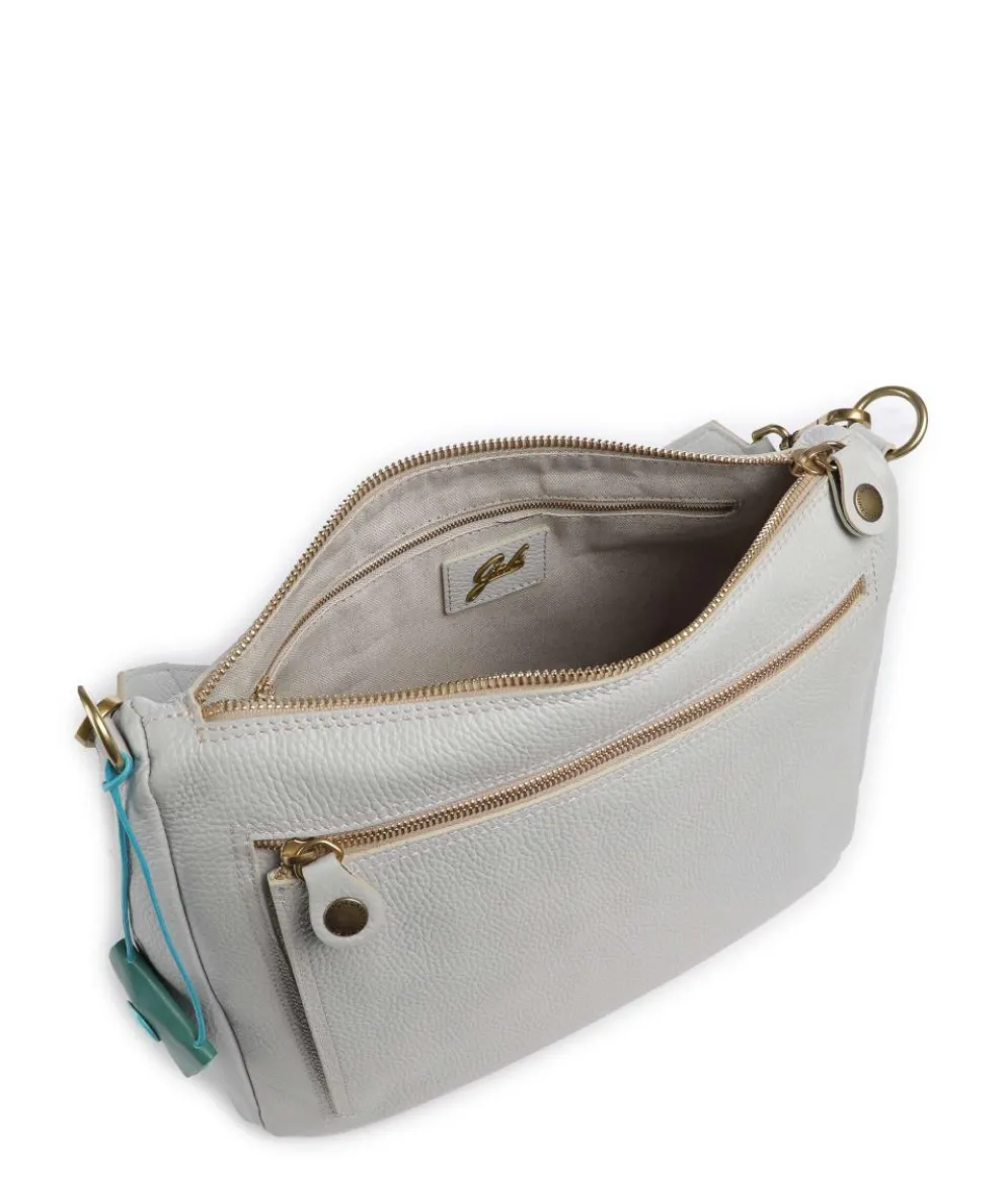 Zante Polly Hobo bag grained calfskin light grey