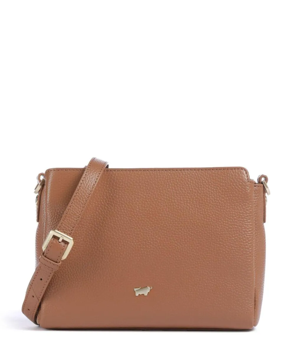 Hanna Crossbody bag grained cow leather cognac