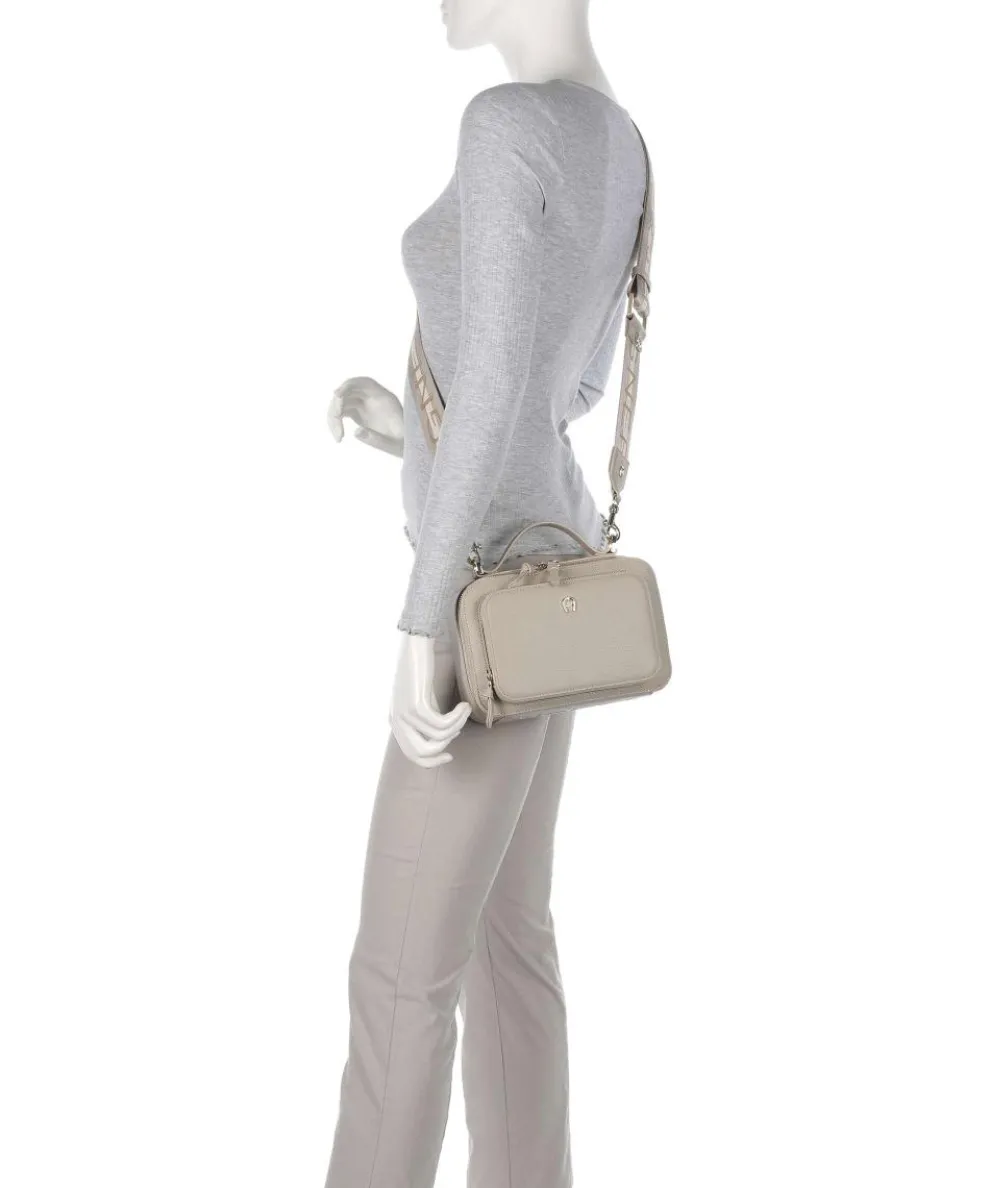 Zita S Crossbody bag grained cow leather beige