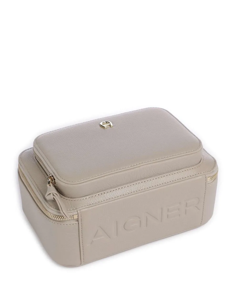 Zita S Crossbody bag grained cow leather beige