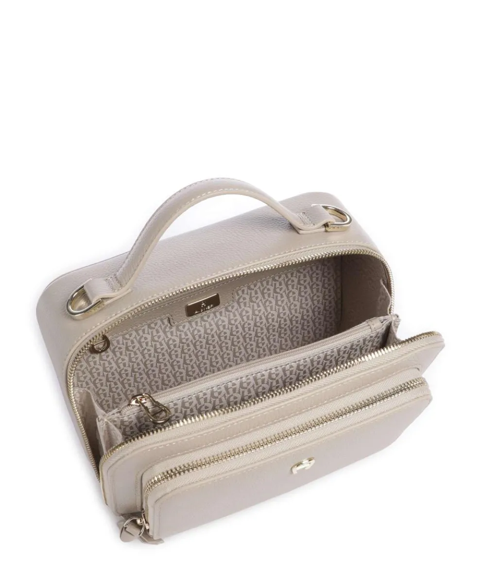 Zita S Crossbody bag grained cow leather beige