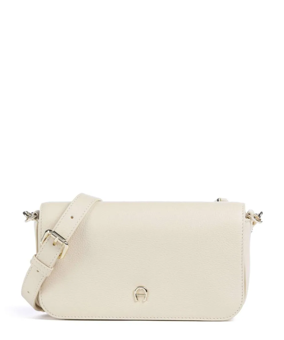 Zita S Crossbody bag grained cow leather cream