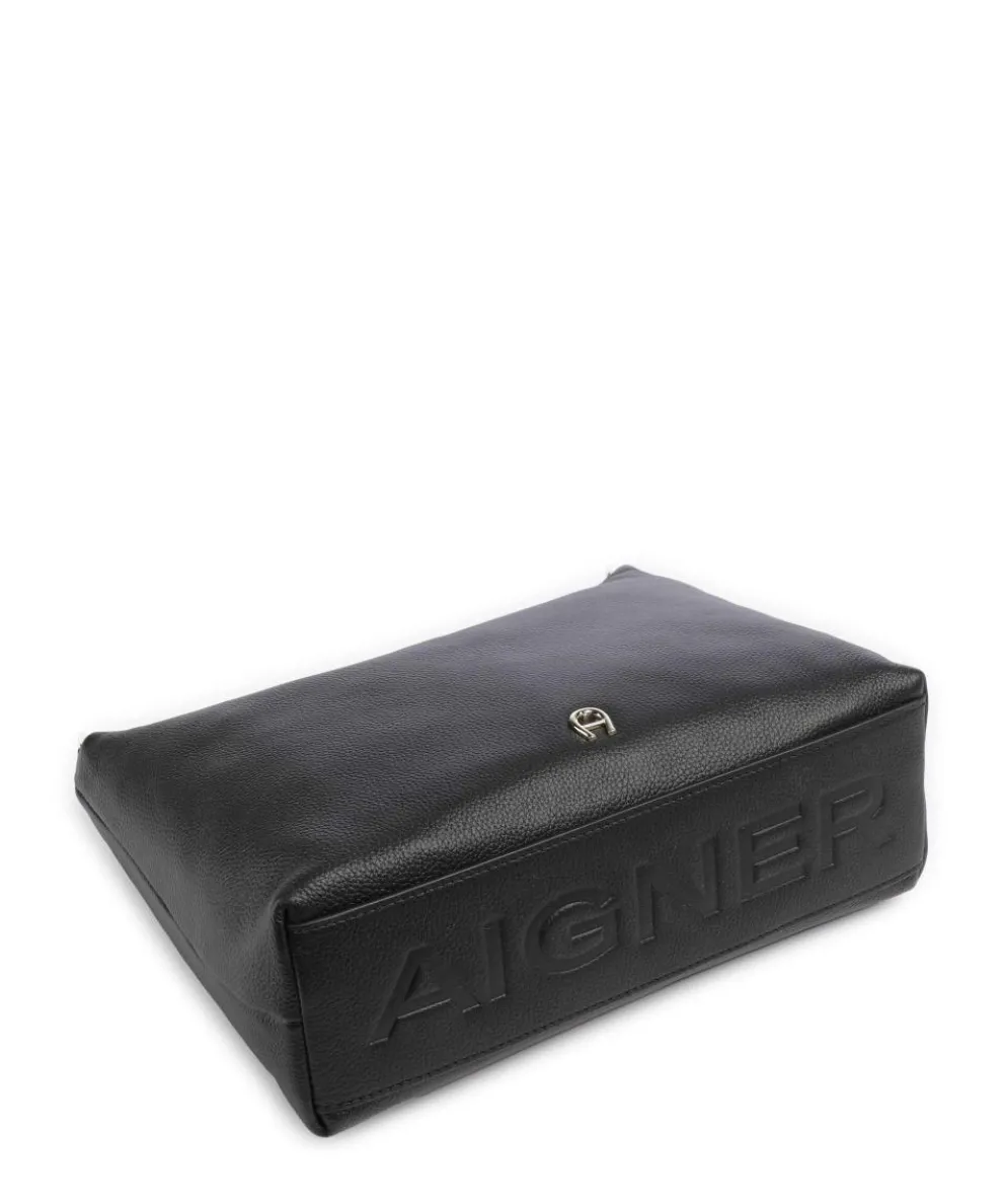 Zita S Crossbody bag grained cow leather black