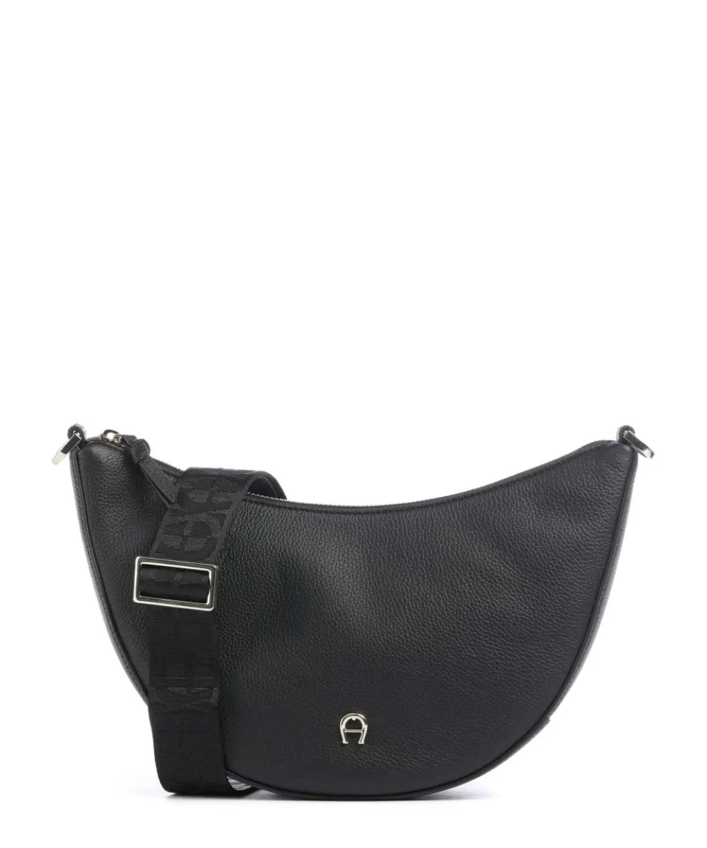 Zita S Crossbody bag grained cow leather black