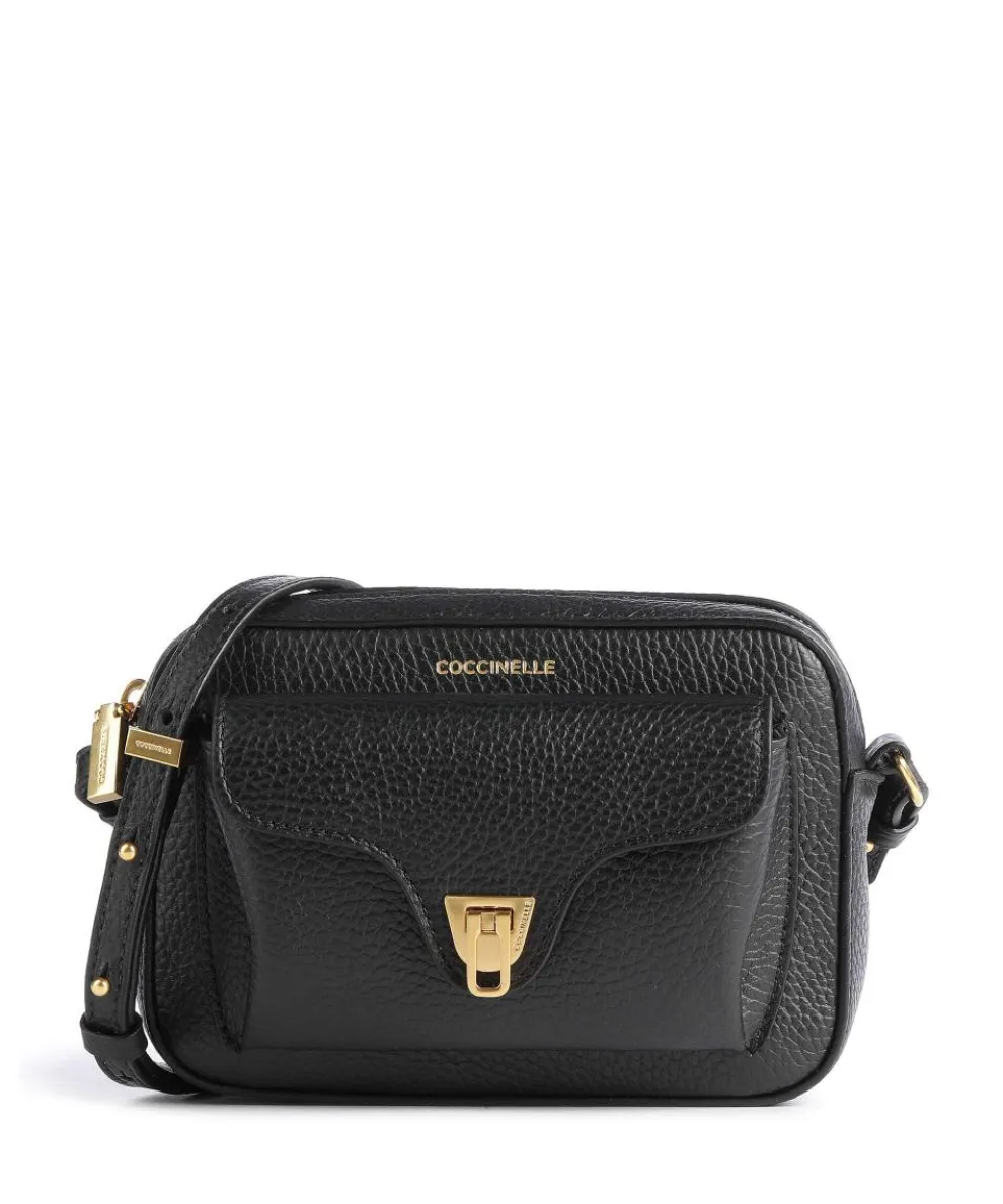 Beat Soft Crossbody bag grained cow leather black