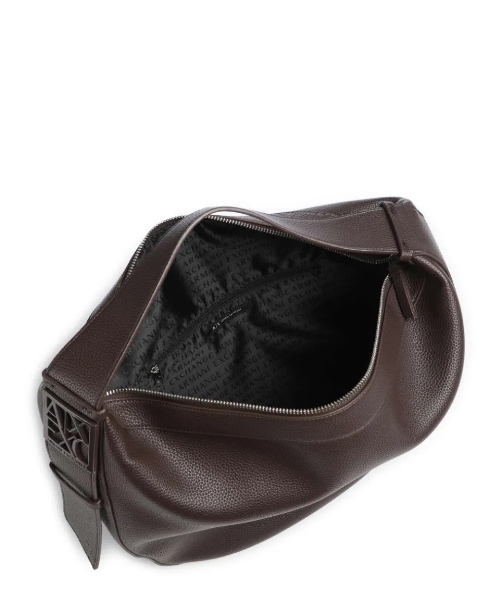 Susie L Hobo bag imitation leather dark brown