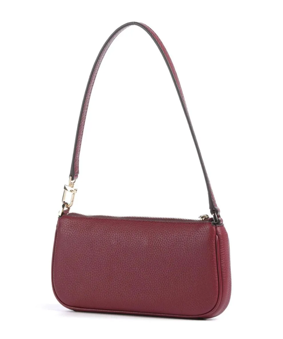 Zoe Small Shoulder bag grained cow leather wine