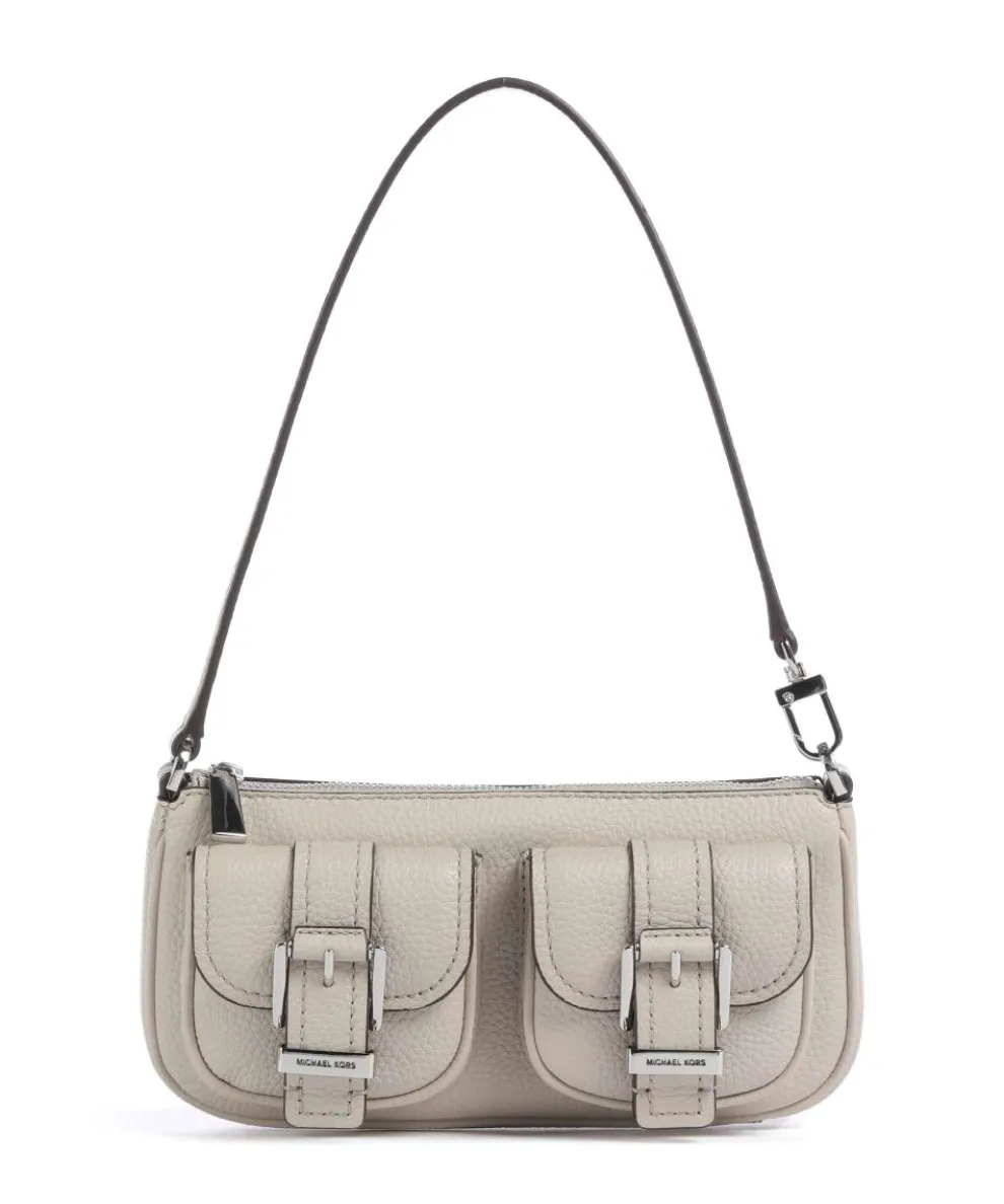 Zoe Small Shoulder bag grained cow leather sand